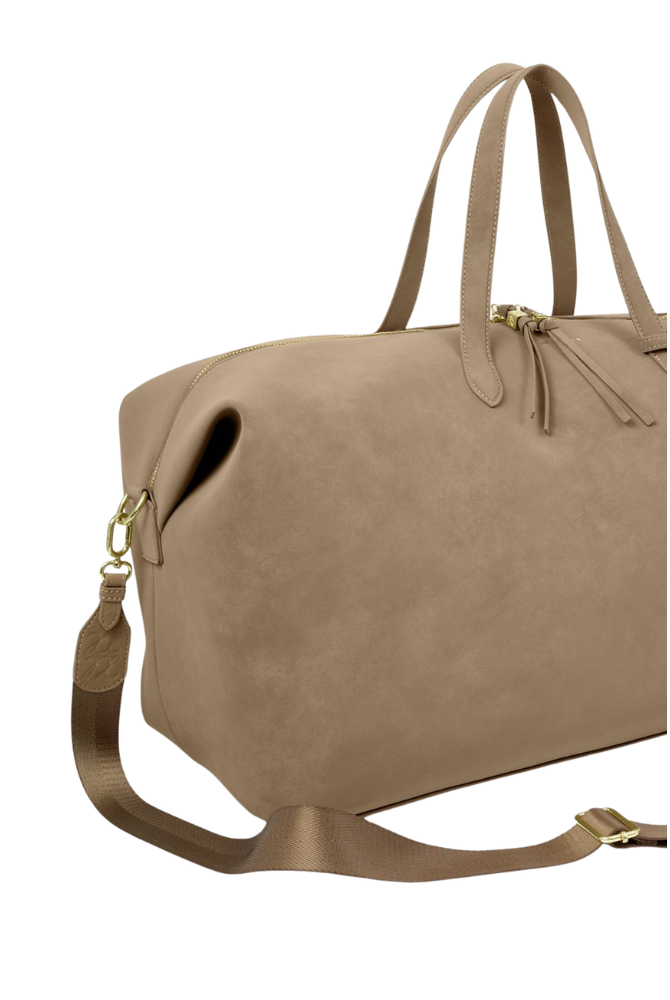 Katie Loxton | Soho Suedette Weekend Bag in Taupe