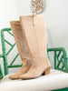 Corkys | City Slicker Boot in Sand Faux Suede
