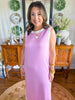 Blush Court Midi Dress