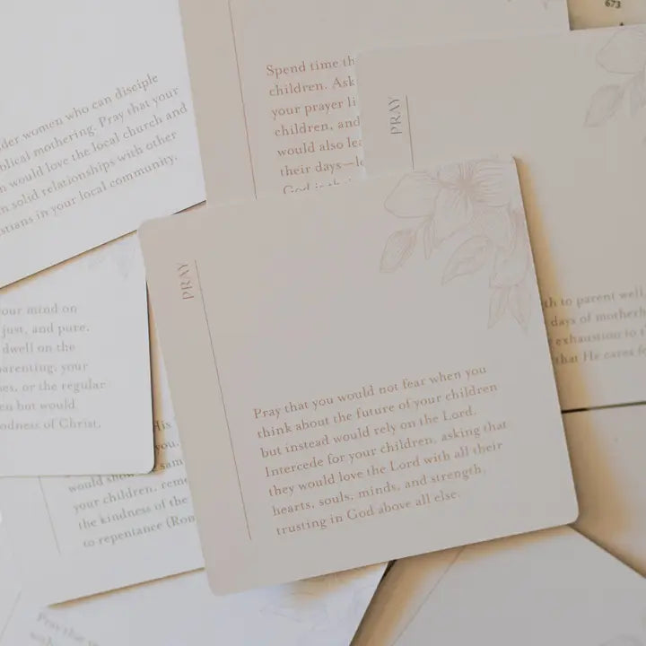 Prayers for Motherhood Prayer Cards