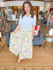 The Early Bloom Midi Skirt
