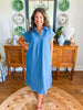 The Heritage Denim Midi Dress