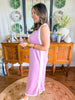Blush Court Midi Dress