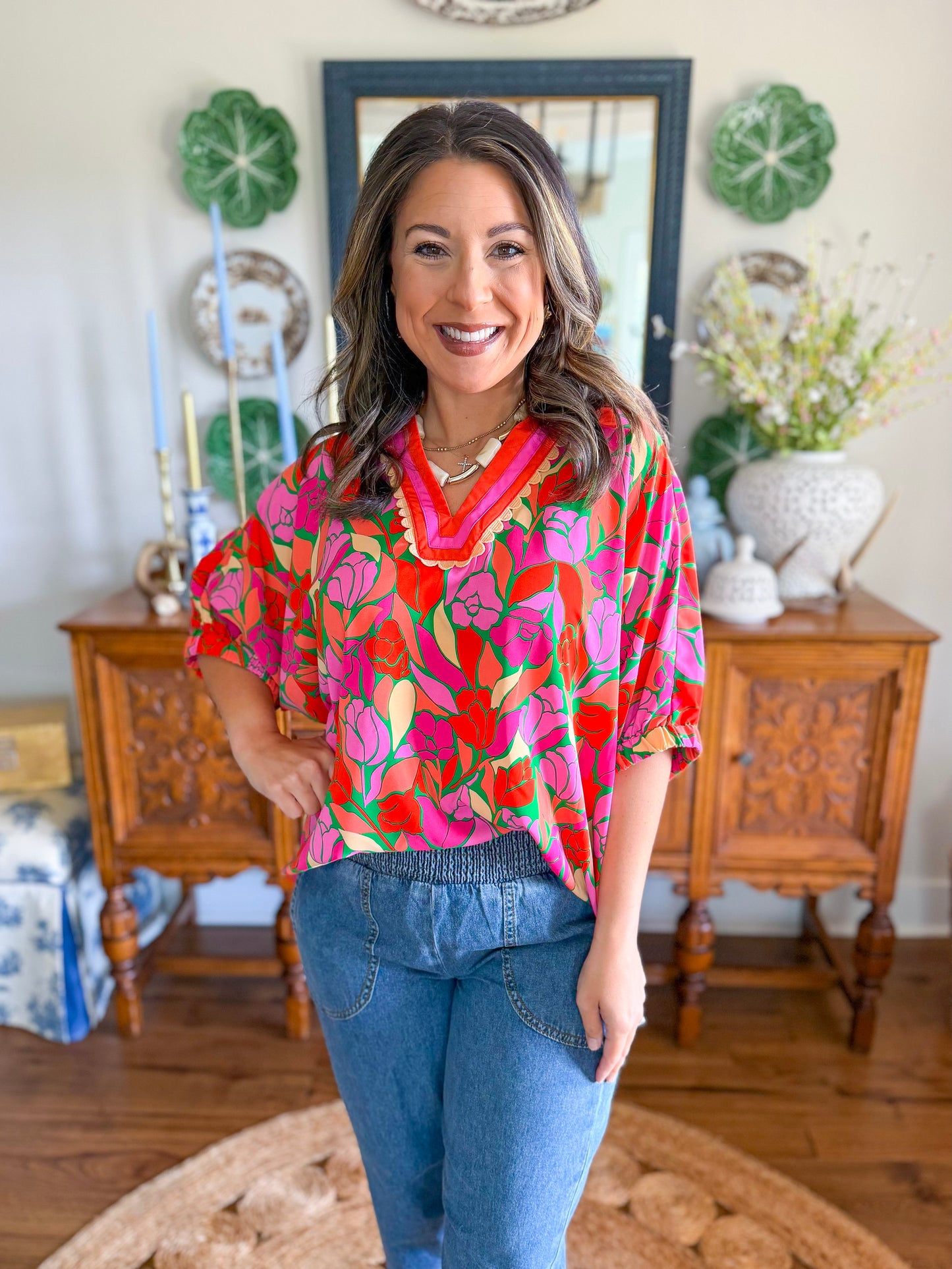 Fresh Picked Floral Top