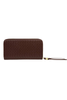 Katie Loxton | Nova Woven Texture Large Wallet in Chocolate