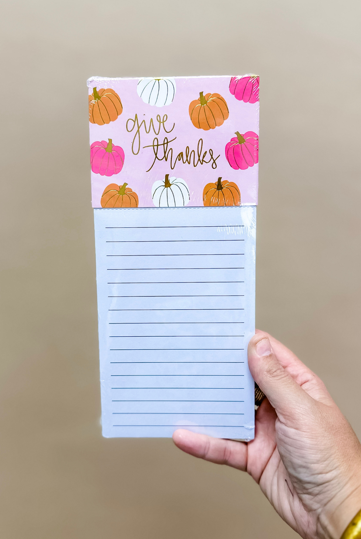 Give Thanks Magnetic Notepad