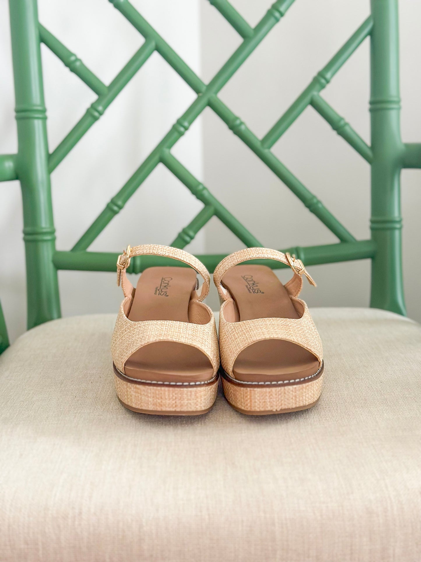 Corkys | Treat Yourself Wedge in Raffia