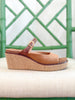 Corkys | Treat Yourself Wedge in Chestnut Combo