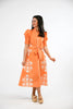 Victoria Dunn Kiawah Dress in Tangerine