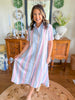 Caryn Lawn | The Millie Stripe Dress in Spritzy
