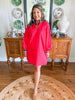 Caryn Lawn | Reese Dress in Red