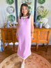 Blush Court Midi Dress