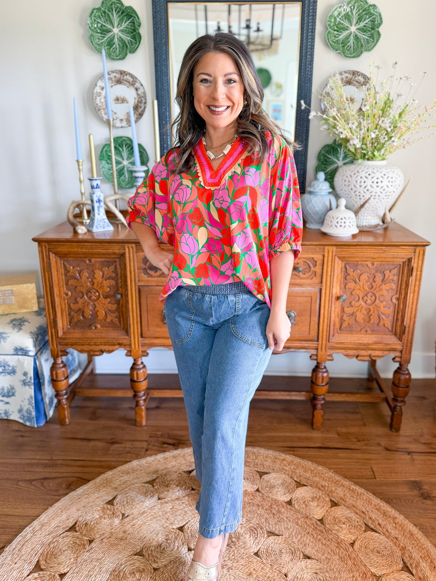 Fresh Picked Floral Top