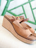 Corkys | Treat Yourself Wedge in Chestnut Combo