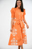 Victoria Dunn Kiawah Dress in Tangerine