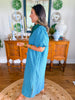 Emerald Harbor Stripe Midi Dress