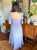 The Blue Hydrangea Midi Dress