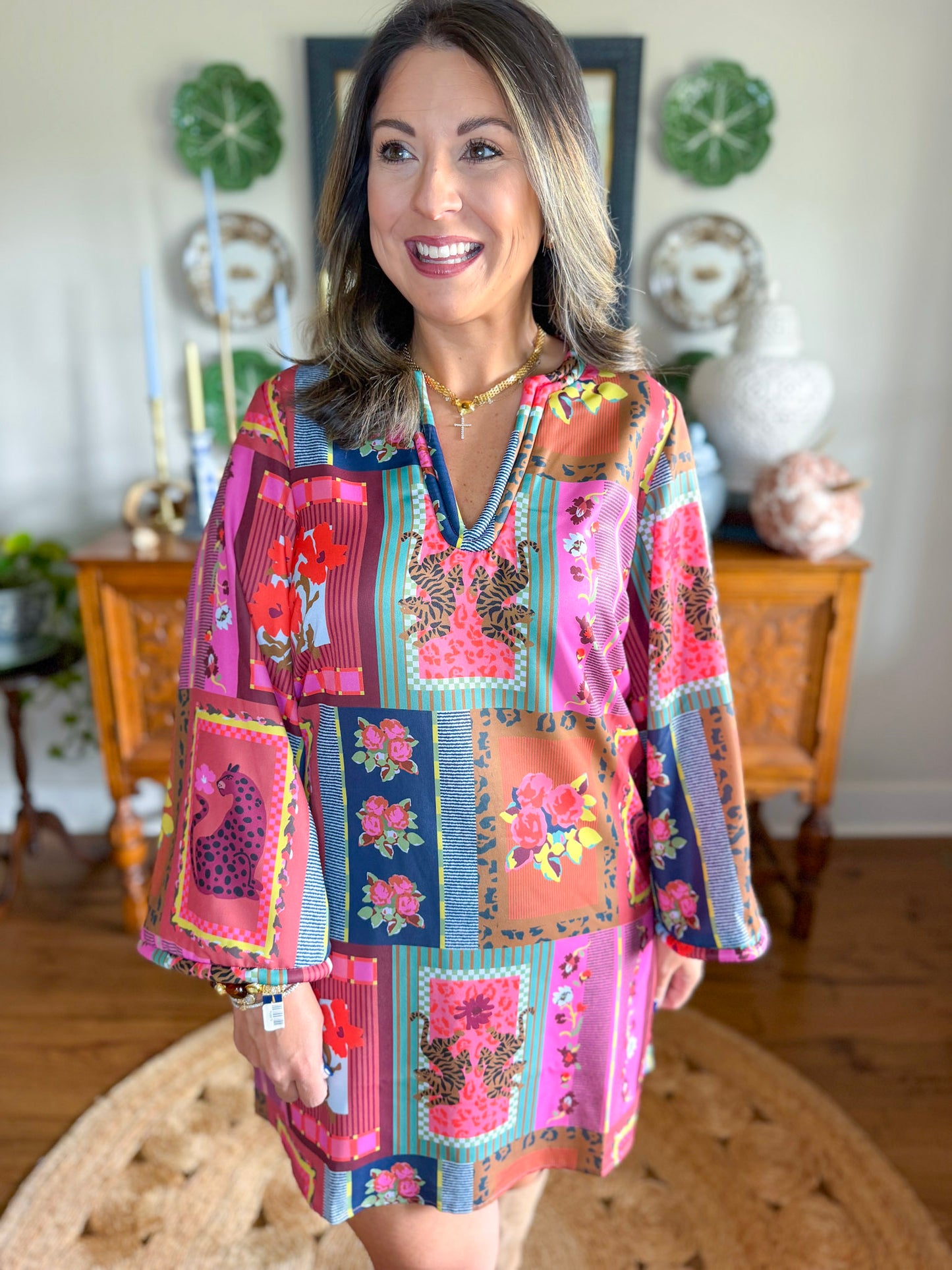 Crosby | Skyler Dress in Vintage Vingette