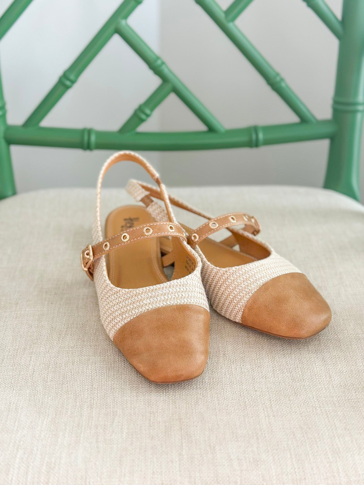 Corkys | Poker Face Slingback Mule in Raffia