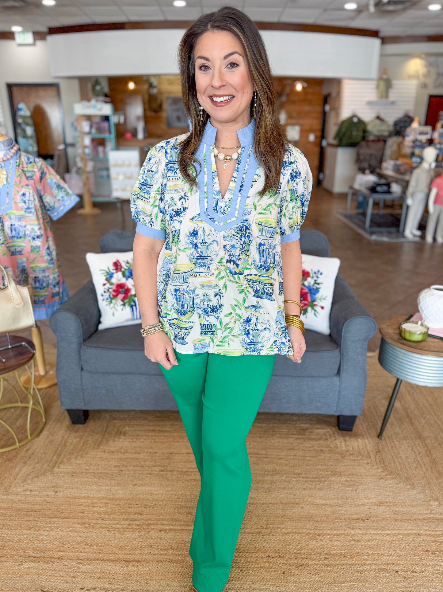 The Sloan Pants in Green