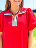Mary Square | Andie Dress in Red & Black
