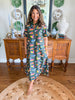 Caryn Lawn | Georgia Duck Dress in Green