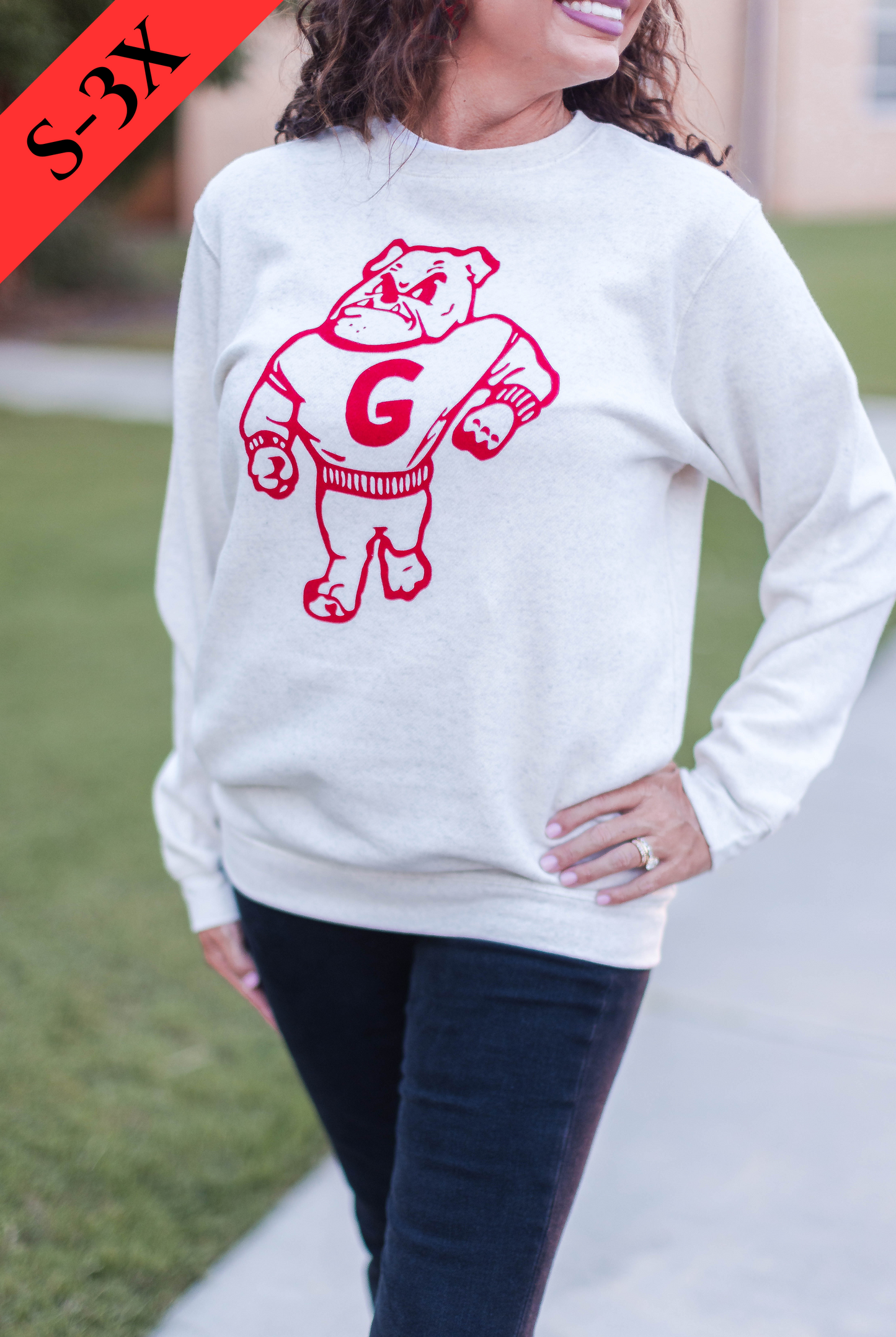 Retro Georgia Bulldog Sweatshirt