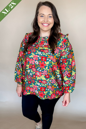 Michelle McDowell Carter Top in Hopeful Romantic Teal