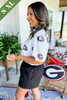 UGA Sequin Repeater Crop Top