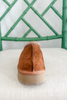 Pillow Talk Suede Platform Slipper in Tobacco