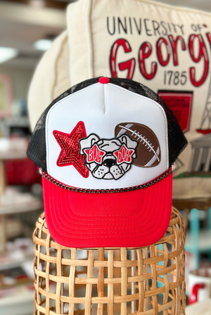 Bulldog Trio Trucker Hat