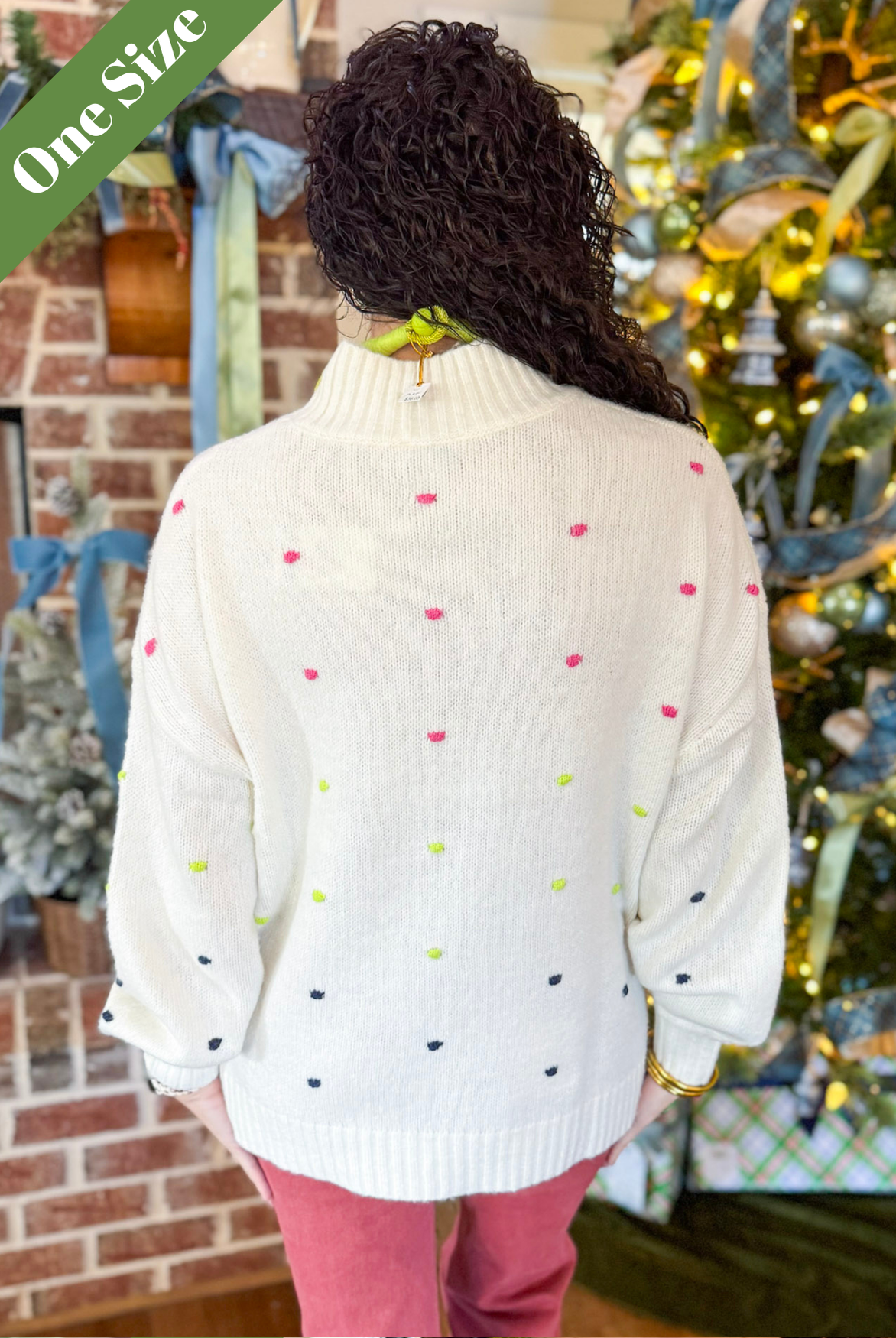 Mudpie Novie Pom-Pom Sweater