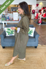 Caryn Lawn Dani Dress Forrest and Lavender