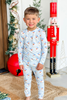 Kids Santa Baby Blue Pajama Set