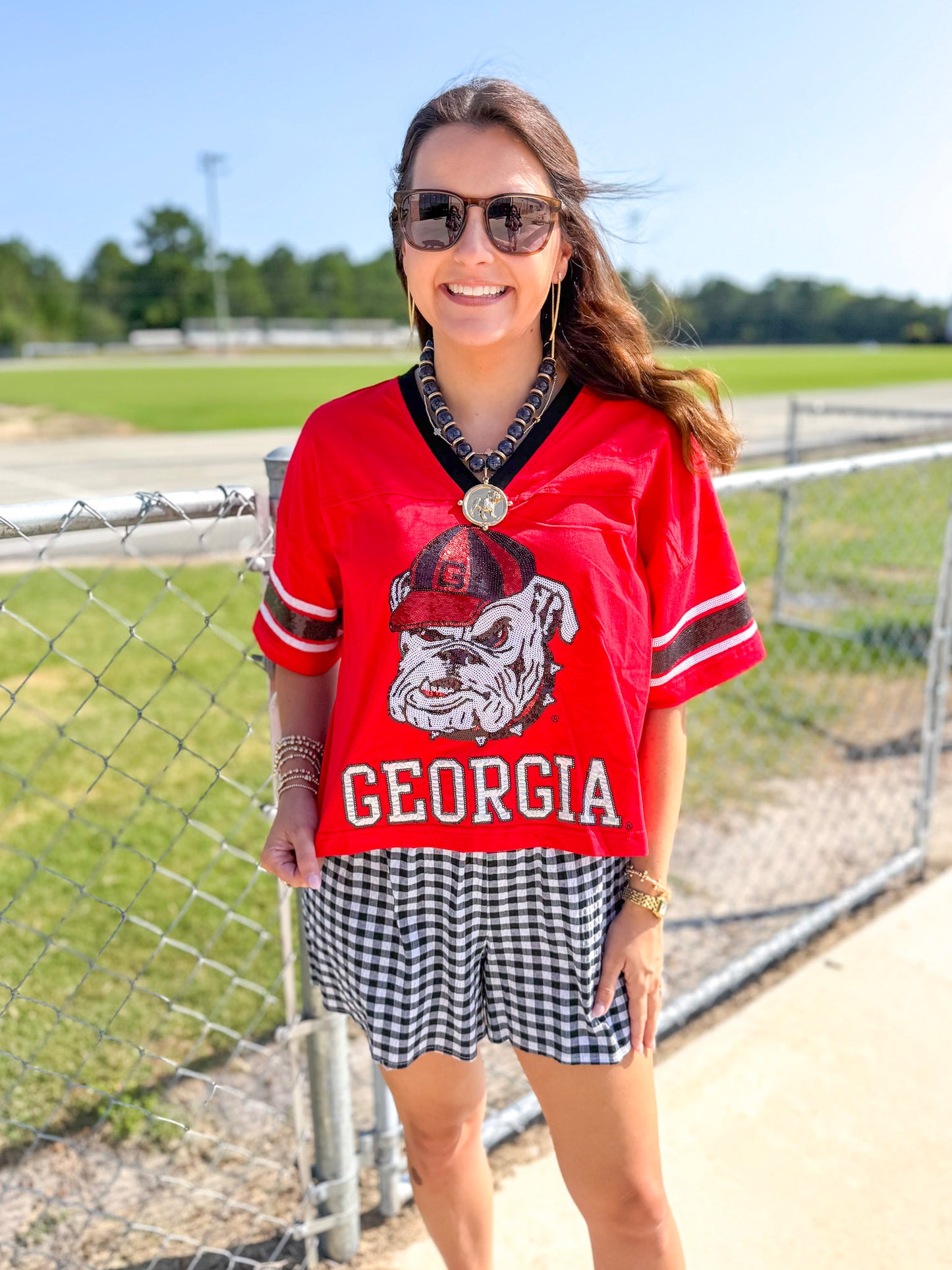Stewart Simmons | GA Blitz Sequin Jersey Tee