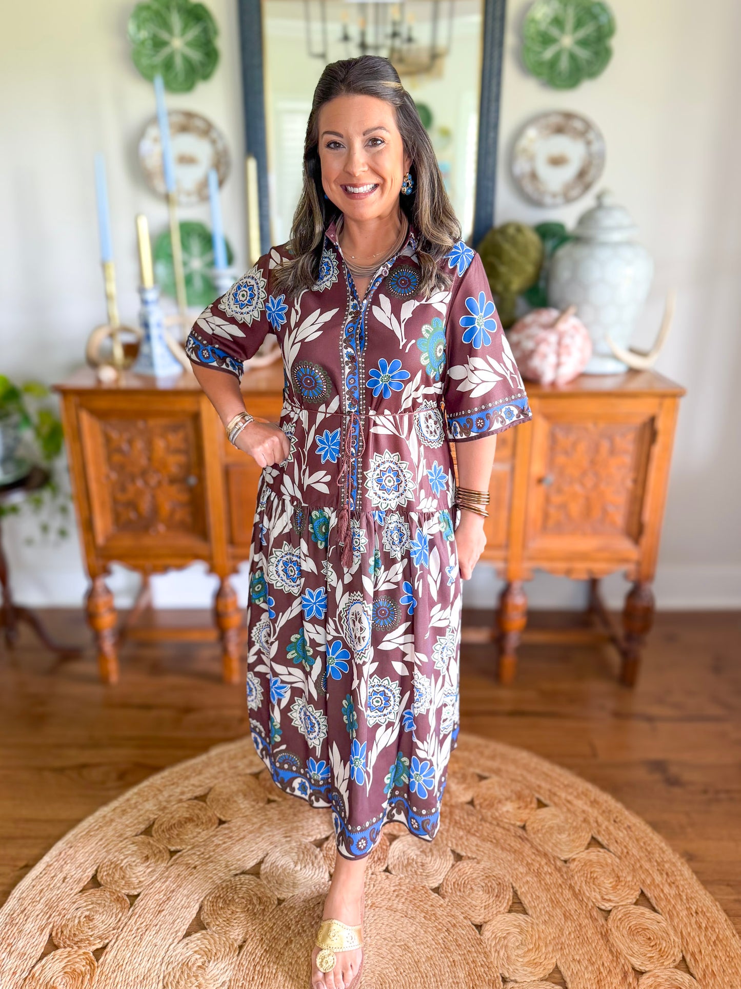 Westbury Garden Maxi Caftan