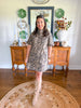 Roam Free Zebra Mini Dress