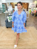 Mary Square Raya Dress | Color Me Sweet Blue