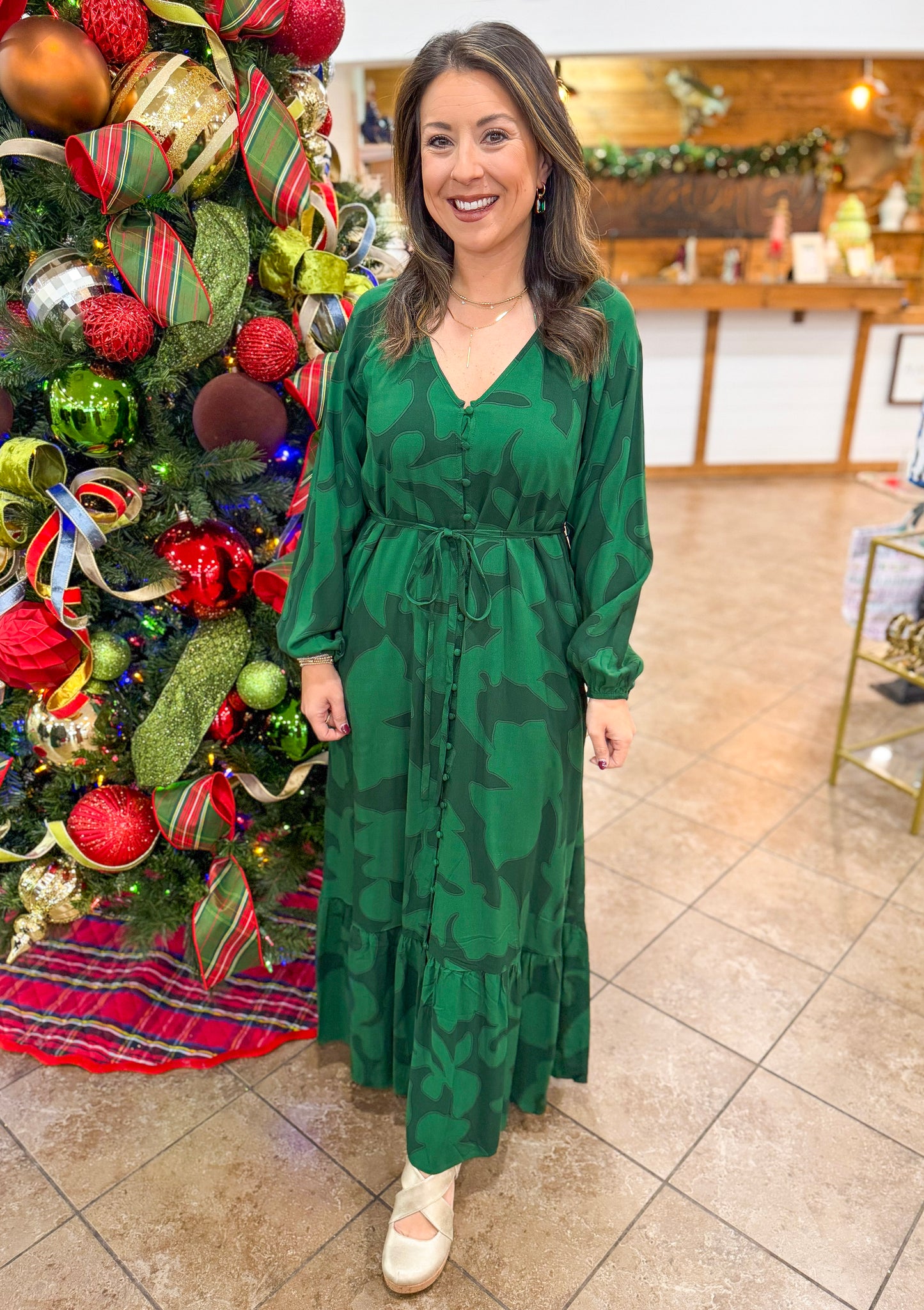 Silent Night Maxi Dress