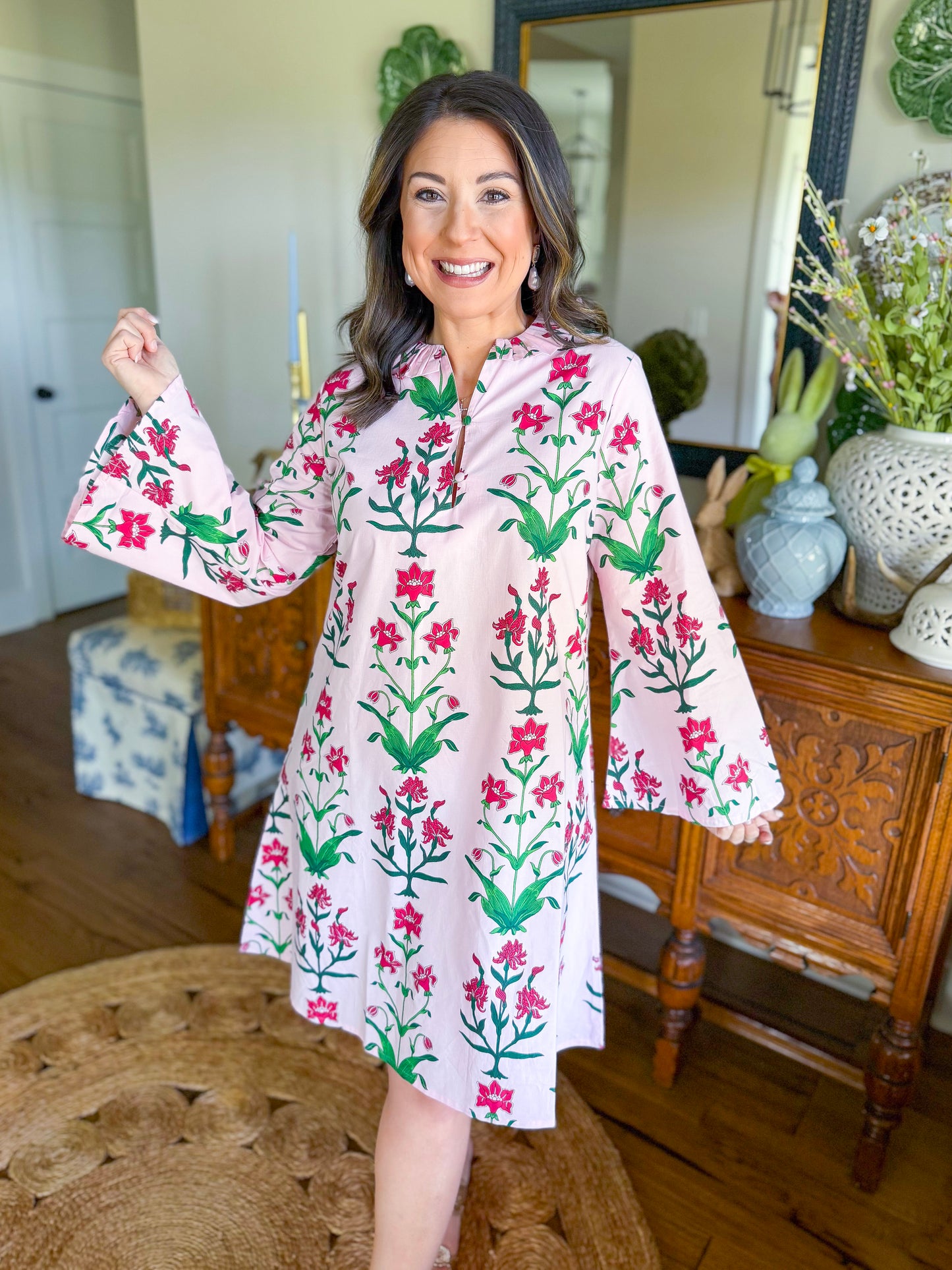 Heart of Grace | Eloise Mini Caftan on Rose D'Iris