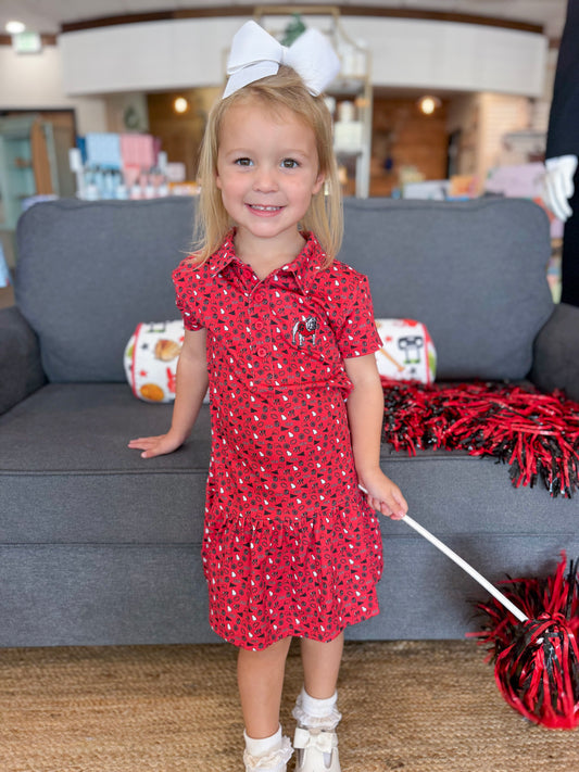 Stewart Simmons | Girls GA League Pleated Polo Dress