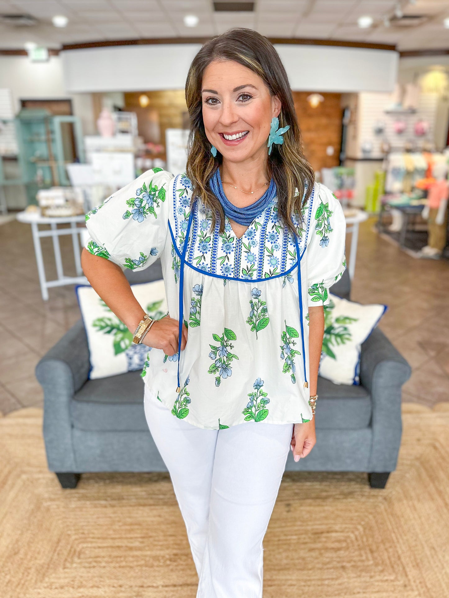 Garden Muse Floral Top