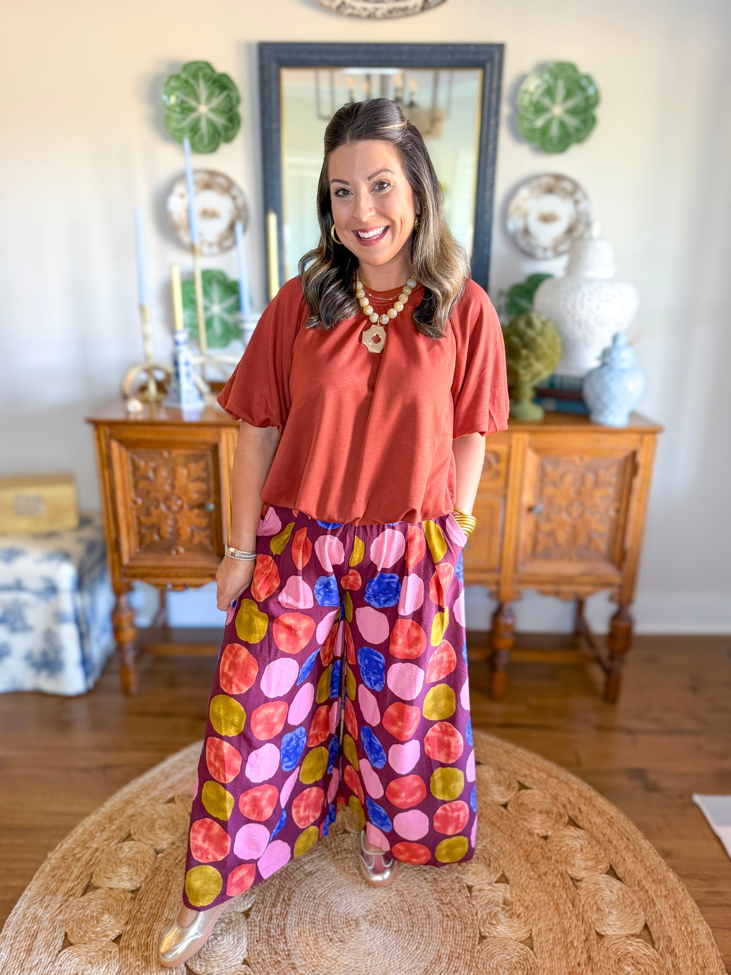 Color Theory Wide Leg Pant