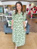 Sage In Bloom Maxi Dress