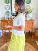 The Limoncello Stripe Skirt