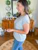 The Everyday Knit Top in Heather Grey