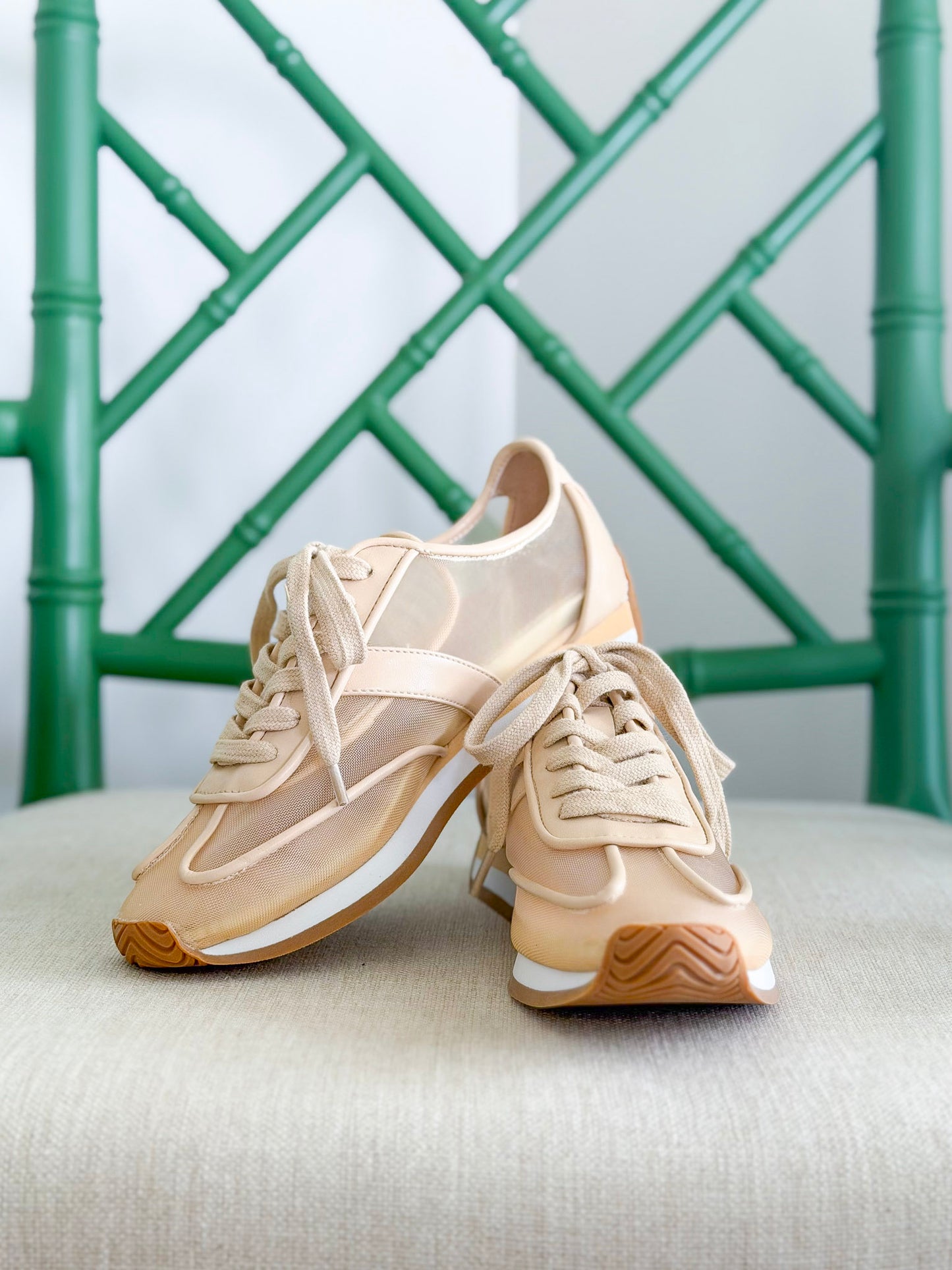 Matisse | Flash Mesh Sneaker in Nude