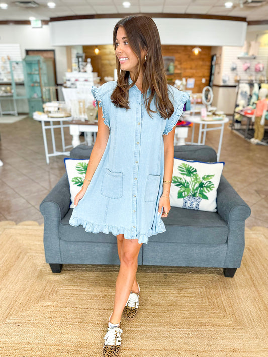 Unforgettable Denim Dress