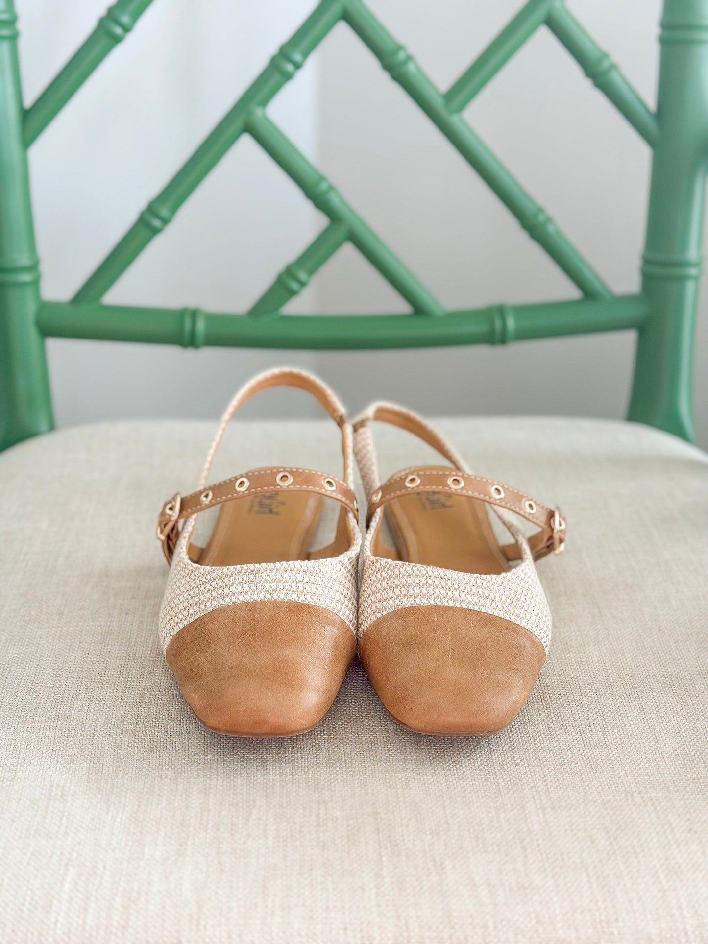 Corkys | Poker Face Slingback Mule in Raffia
