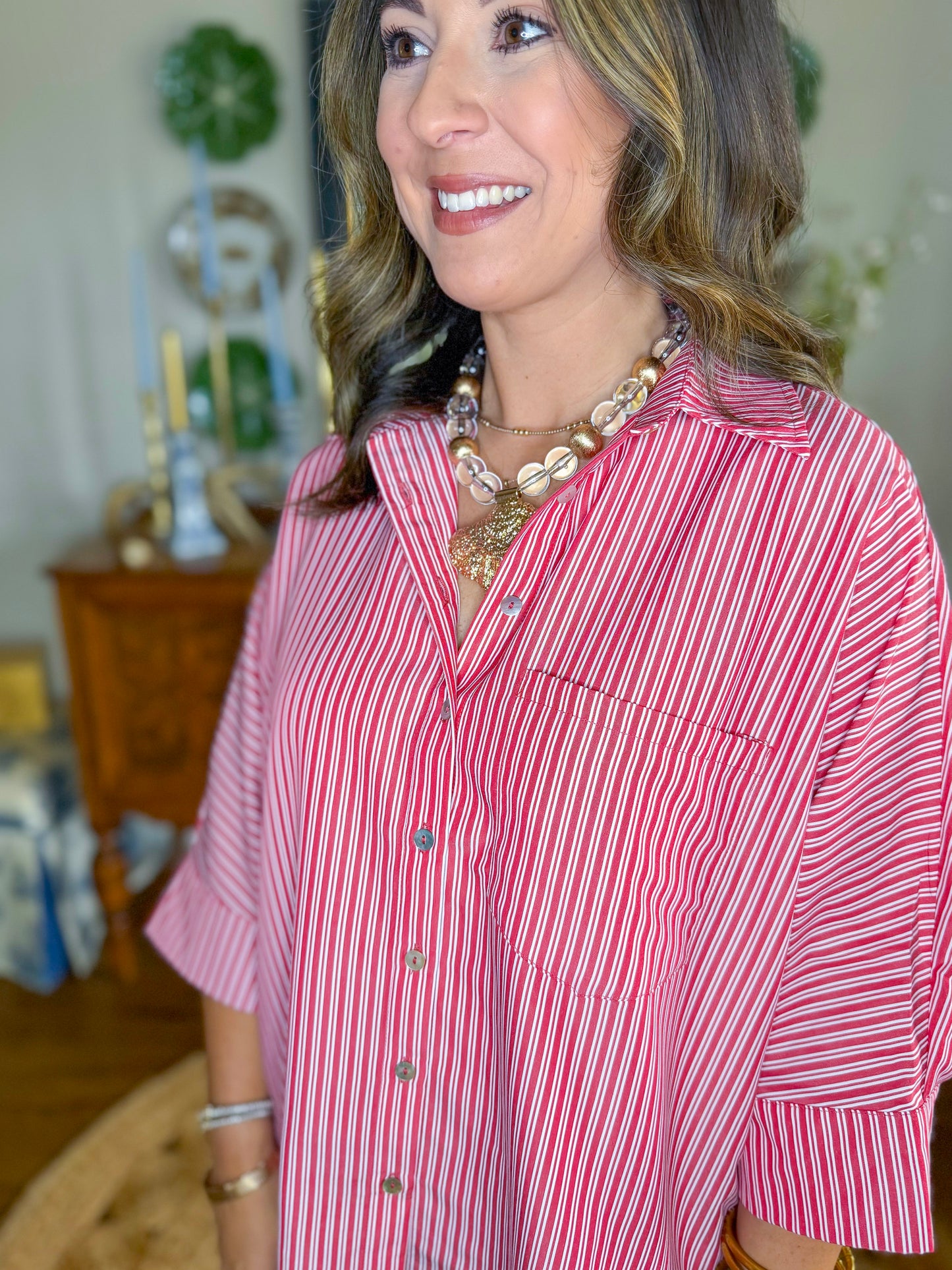 Main Street Stripe Top